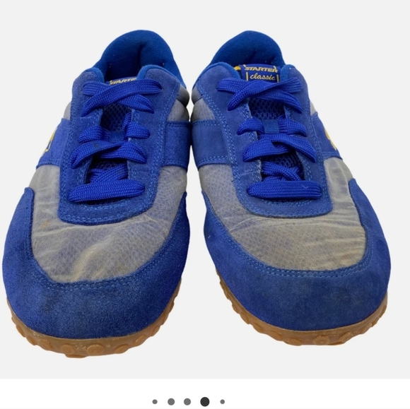 Starter Classic Men's Vintage Shoes Size 9.5 - Belgium 2517830 Blue Yellow - Picture 6 of 11